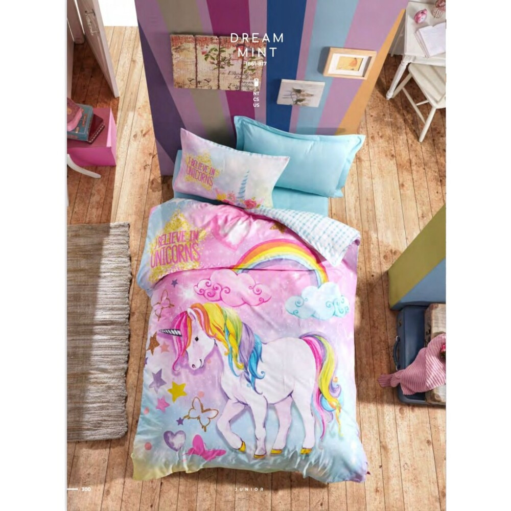 Комплект постільної білизни полуторний Cotton box Junior Dream Mint, фото 1