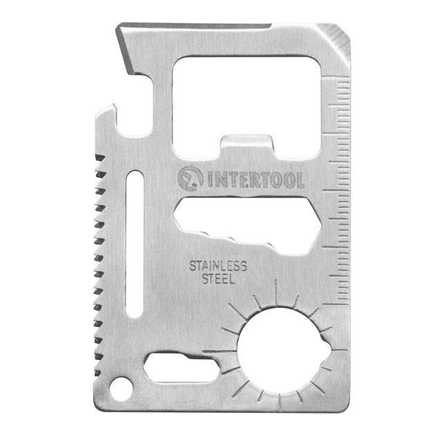 Карточка мультитул 11 в1 INTERTOOL HT-0589, цена 89 грн — Prom.ua (ID ...