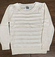 1, Белый тоненький хлопковый нарядный свитерок Олд Неви Old Navy Размер 5 лет Рост 107-114 см