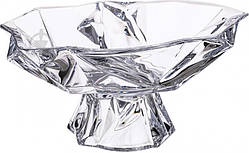 Фруктовниця Bohemia Enigma на ніжці d33 см богемське скло (6KF58/1/99T49/330)