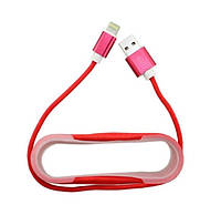 Кабель USB плетений круглий Legend Lightning iPhone Red