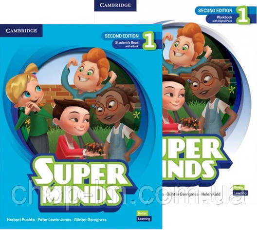 Комплект Super Minds (2nd Edition) Level 1 Student's Book with eBook + Workbook (Підручник + зошит), фото 1