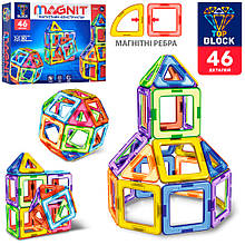 МАГНІТНИЙ КОНСТРУКТОР BT007 (24 шт.) 46 млн, наклейки (цифри), у кор-ку, 35-27,5-6,5 см