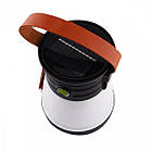 Лампа-ліхтар акумуляторна ZJ-1158 із сонячною батареєю. Кемпінговий ліхтар-лампа, фото 6