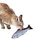Риба іграшка для кота плюшева 3D Форель CatNip з котячою м'ятою 30 см, фото 2