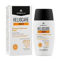 Солнцезащитный флюид для чувствительной кожи Cantabria Heliocare 360 Mineral Tolerance Fluid SPF50+ 50 мл