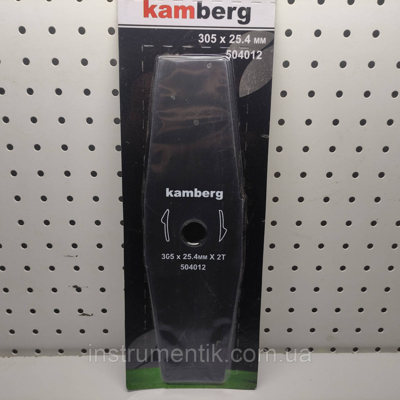 Ніж для мотокос 2Т сталь L-305, h-1,6 ∅ 25,4 Kamberg