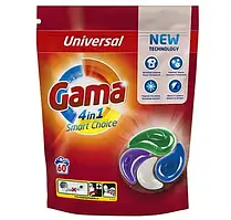 Капсули для прання Gama 4in1 "Universal" (60шт.)