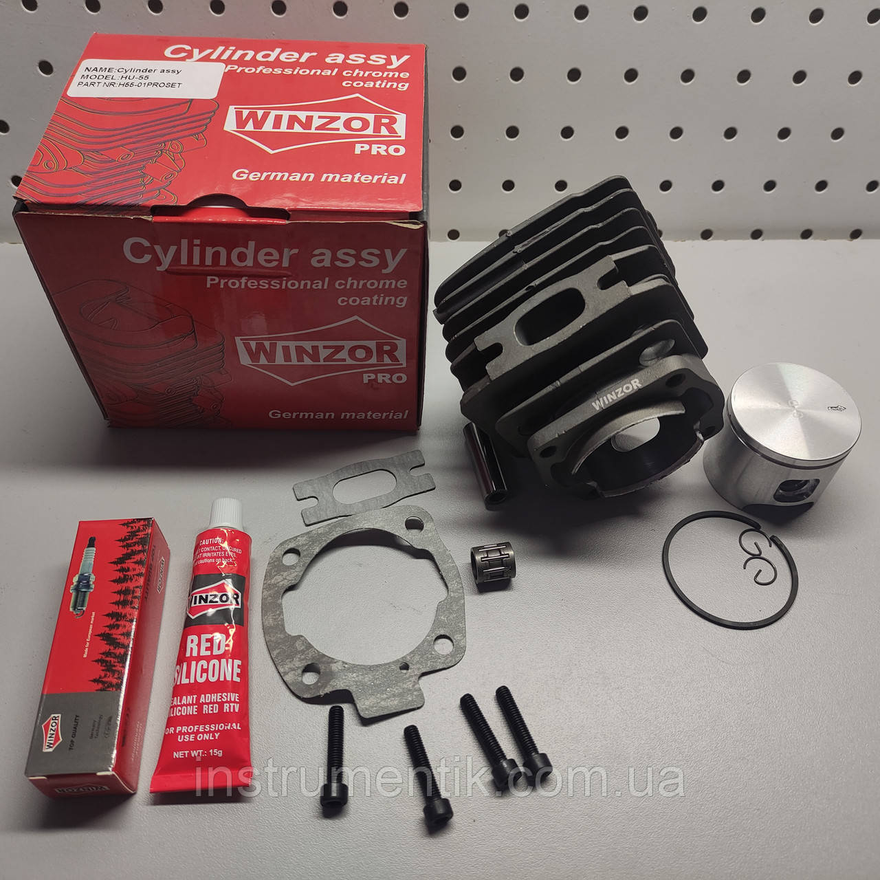 Циліндр і поршень Winzor Pro Seria для бензопил HU 55,55 EPA