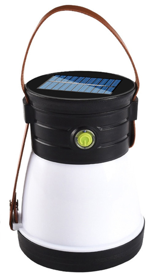 Лампа-фонарь аккумуляторная ZJ-1158 с солнецной батареей Лампа-фонарь аккумуляторная ZJ-1158 с солнецной батареей