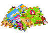 Дитячій килимок-пазл 60х60х1.5 см Звірята/Алфавіт (6 пазлів), фото 6