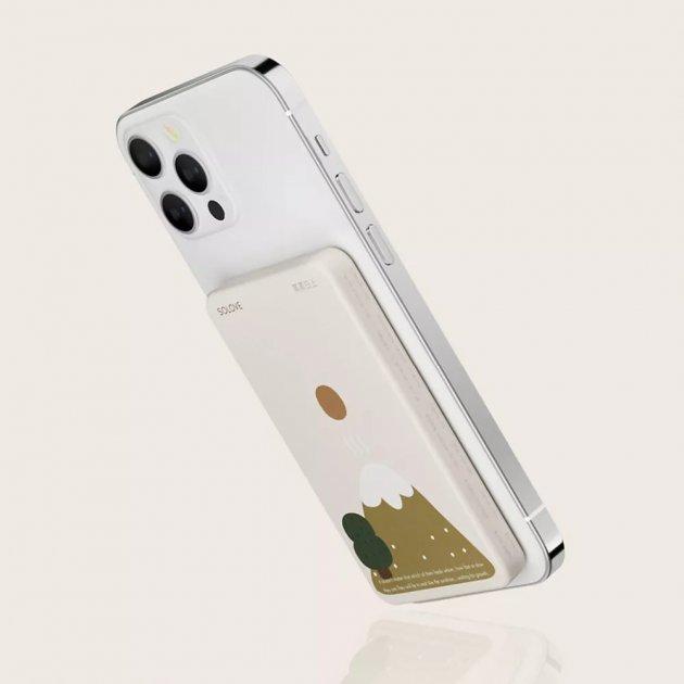 Портативна Батарея Solove MagSafe 15W 5000 mAh tree, фото 1