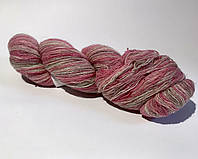 Пряжа Aade Long Kauni, Artistic yarn 8/1 Grey-Pink (Серо-розовый), 100 г