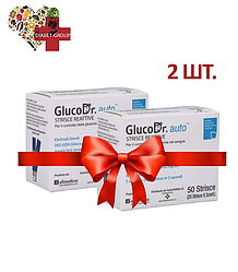 Тест-смужки GlucoDr auto 50 шт 2 пачки