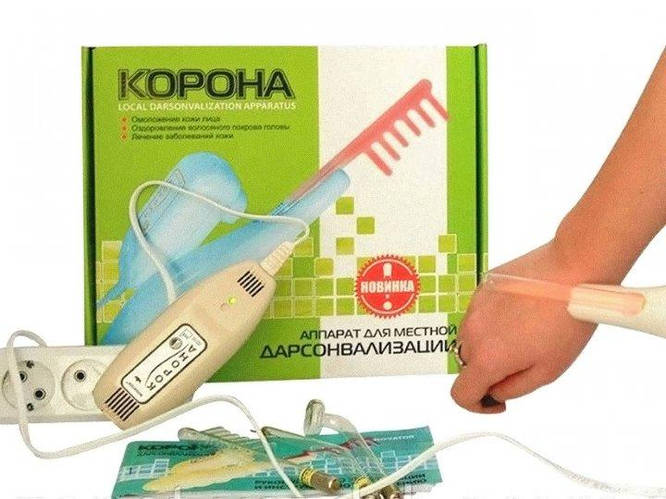 Купить Аппарат Дарсонваль премиум класса "Корона-05" в коробке (4 ...