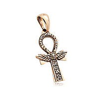 Aнх коптский крест кулон бронза