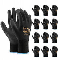 Рукавички робочі Ogrifox OX-POLIUR з покриттям поліретану, REIS