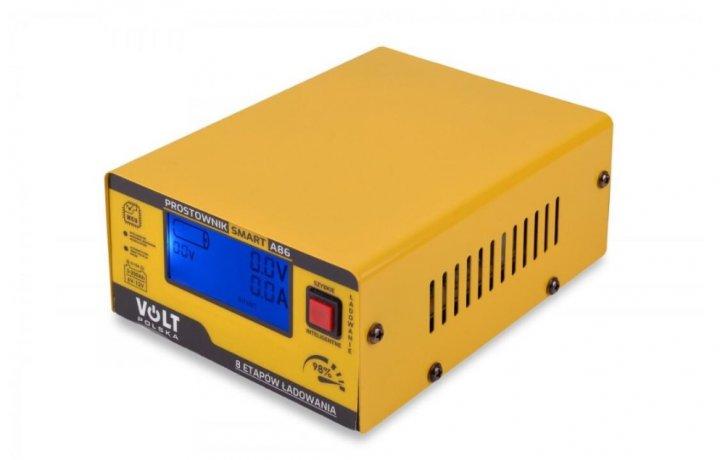 Зарядний пристрій VOLT POLSKA SMART 6V/12V 15A A86 сумісний зі свинцево-кислотними та гелієвими АКБ