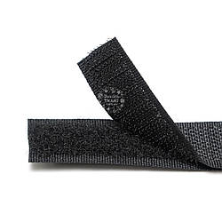 Липучка чорна шириною 20 мм, метражем