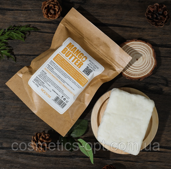 Органічний твердий батер з манго MOOYAM MANGO BUTTER, 200 г