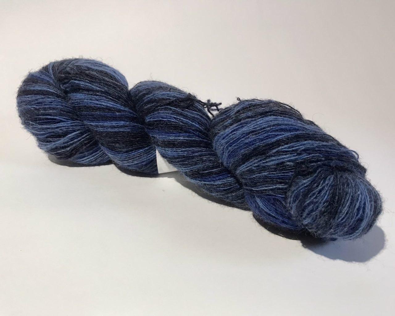 Пряжа Aade Long Kauni, Artistic yarn 8/1 Denim (Денім), 100 г