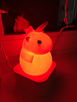 Силиконовый светильник-ночник "Единорог" с эффектом изменения цвета и USB
