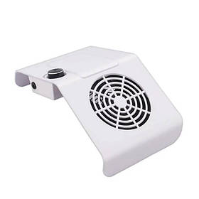 Настільна манікюрна витяжка (пилосос) 858-2 із регулятором потужності, 80 Вт. Білий