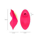 Смарт вакуумний стимулятор у трусики JOS Pimpit (5+10 режимів) - Рожевий - Смарт вібратори, фото 6