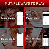 Смарт вакуумний стимулятор у трусики JOS Pimpit (5+10 режимів) - Рожевий - Смарт вібратори, фото 5