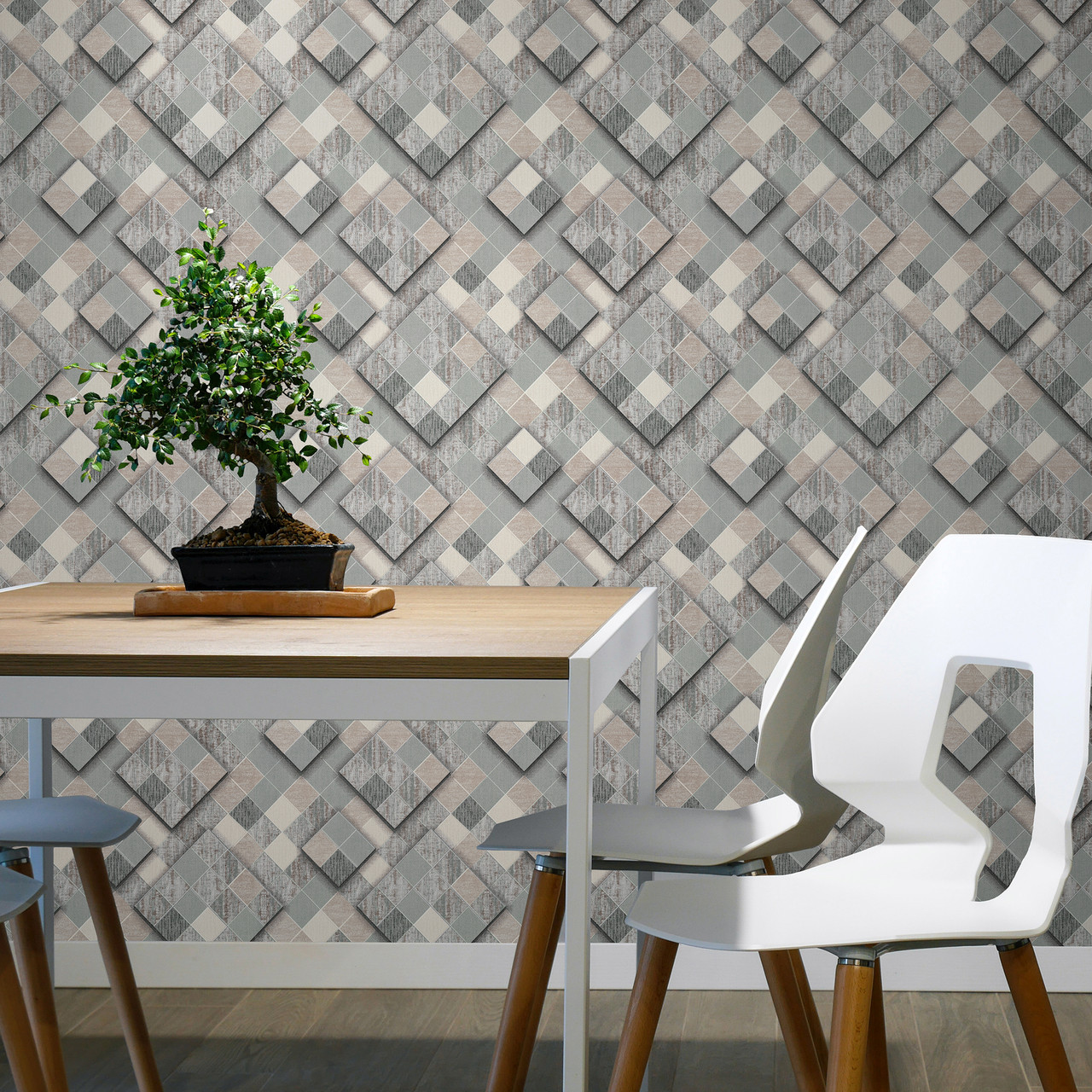 Обои флизелиновые серые абстракция, Бежевые обои, Обои для коридора ...