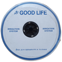 Крапельна стрічка для поливання п-во Корея Good Life 6 mil через 20 см, 3000 м 1.1 л/год щілинна