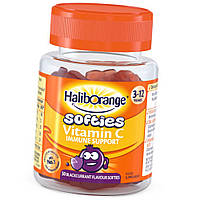 Витамин С для иммунитета ребенку Haliborange Softies Vitamin C Immune Support 30 желейки смородина