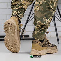 Тактичні чоловічі кросівки під форму для ЗСУ койот Cordura, фото 4