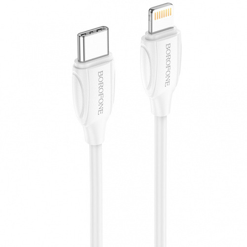 Кабель Borofone BX19 Type-C - Lightning 20W 3A/1m (Білий)