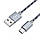 Кабель Borofone BX24 USB - Type-C 3.0A/1m (Сірий), фото 3