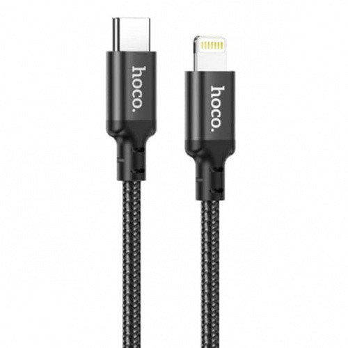 Кабель Hoco X14 Double Speed (PD) Type-C - Lightning 20W/3m (Чорний)