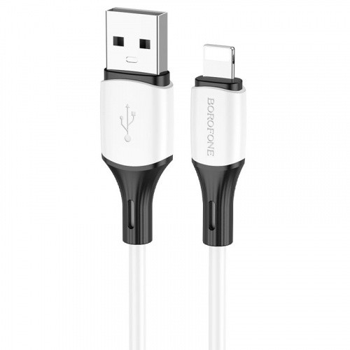Кабель Borofone BX79 USB - Lightning 2.4A/1m (Білий)