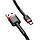 Кабель Baseus Cafule USB - MicroUSB 2.4A/1m (CAMKLF-B91) (Red-Black), фото 5