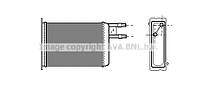 Радіатор опалювача Ducato/Boxer/Jumper 94 >02 AVA QUALITY COOLING