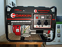 Генератор бензиновый DAKKIN EP4000E, однофазный 220V, 50Hz, 3KVA(2800W)