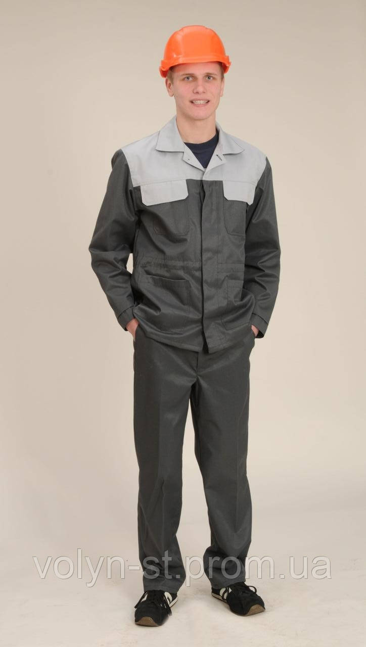 Костюм «Технолог  комбінований», куртка пряма та штани, тканина Грета