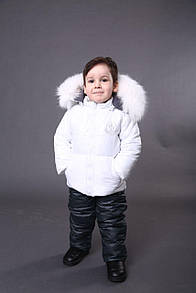 Зимовий костюм двійка на хлопчика (комбінезон + куртка) в різних кольорах