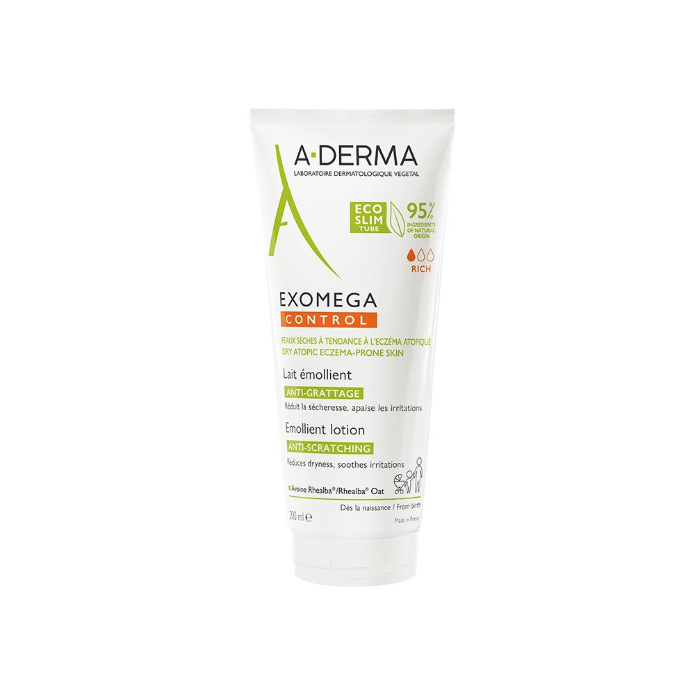 А-Дерма Екзомега Контрол Молочко емолент A-Derma Exomega Control Lait Emollient 200 мл