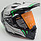 Мотошолом кросовий Dual Sport Н116M, фото 8