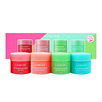 Набор масок для губ Laneige Lip Sleeping Mask Mini Kit, 4*8 г