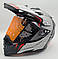 Мотошолом кросовий Dual Sport Н121M, фото 7