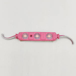 Світлодіодний модуль Biom SMD5730 1,5W 12V рожевий 14574, фото 2
