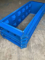 Металеві форми для заливки модульних блоків з бетону, Євростандарт, 1600*800*400, 240кг