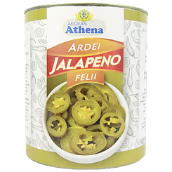 Перець халапеньйо різаний Азена Athena 3,1/1,5kg 6шт/ящ (Код: 00-00003388)