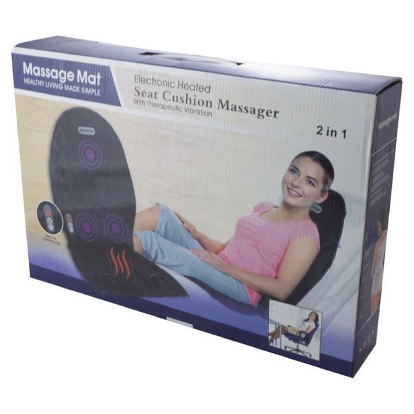 Массажная накидка на кресло с подогревом Seat Cushion Massage 2 в 1 - фото 8 - id-p1169774410